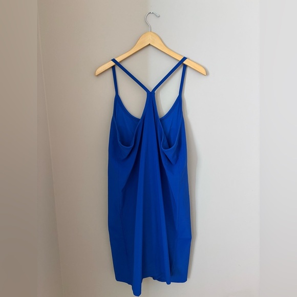Addison Bay Women's Sleeveless Strappy Dress Blue Size L Casual Short - Picture 5 of 7